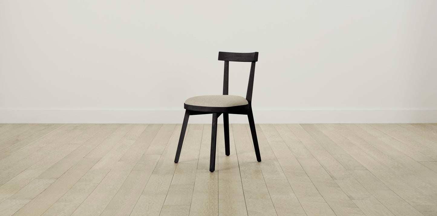 The Allen - Belgian Linen Alder Dining Chair