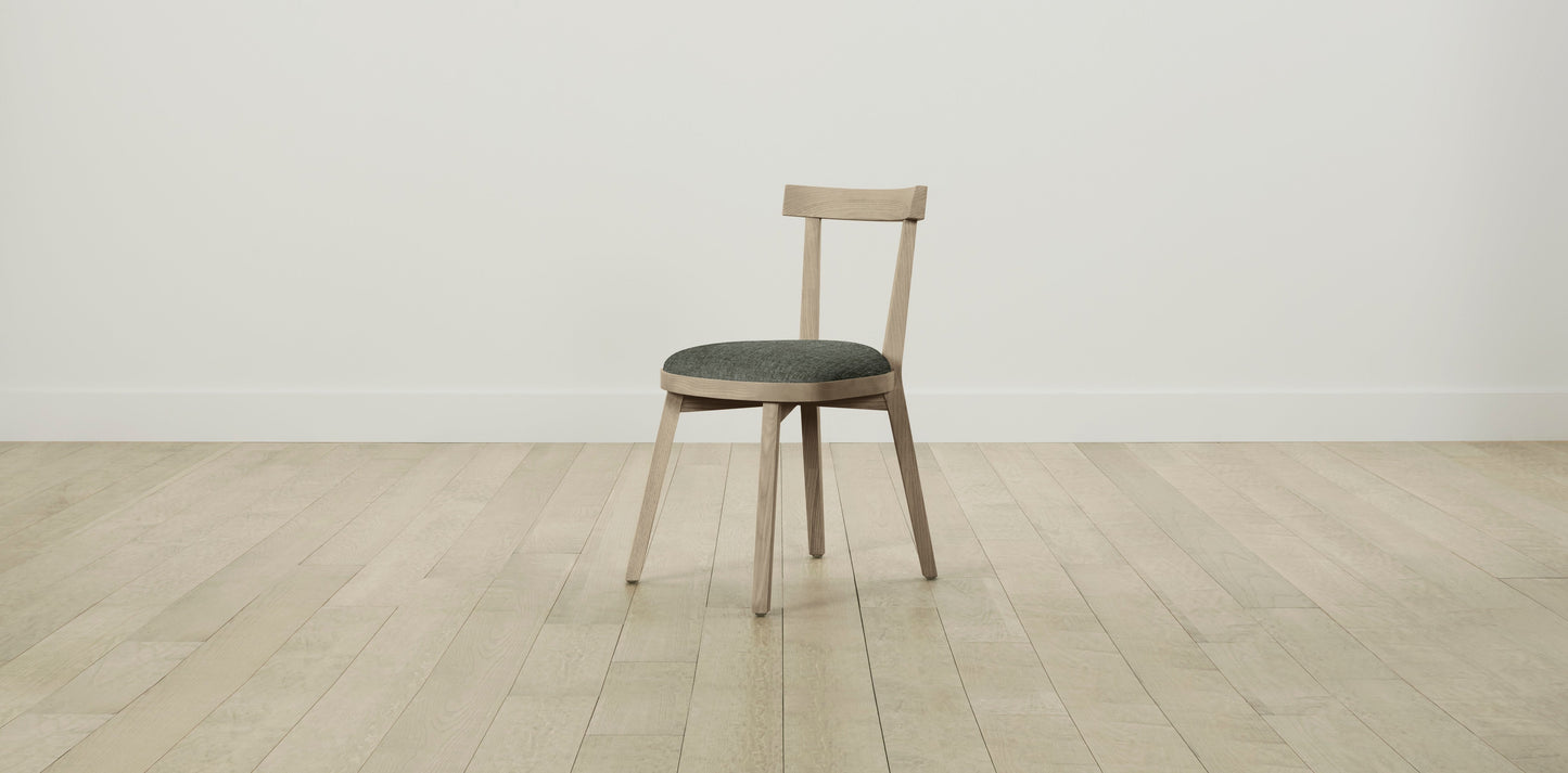 The Allen - Belgian Linen Thyme Dining Chair