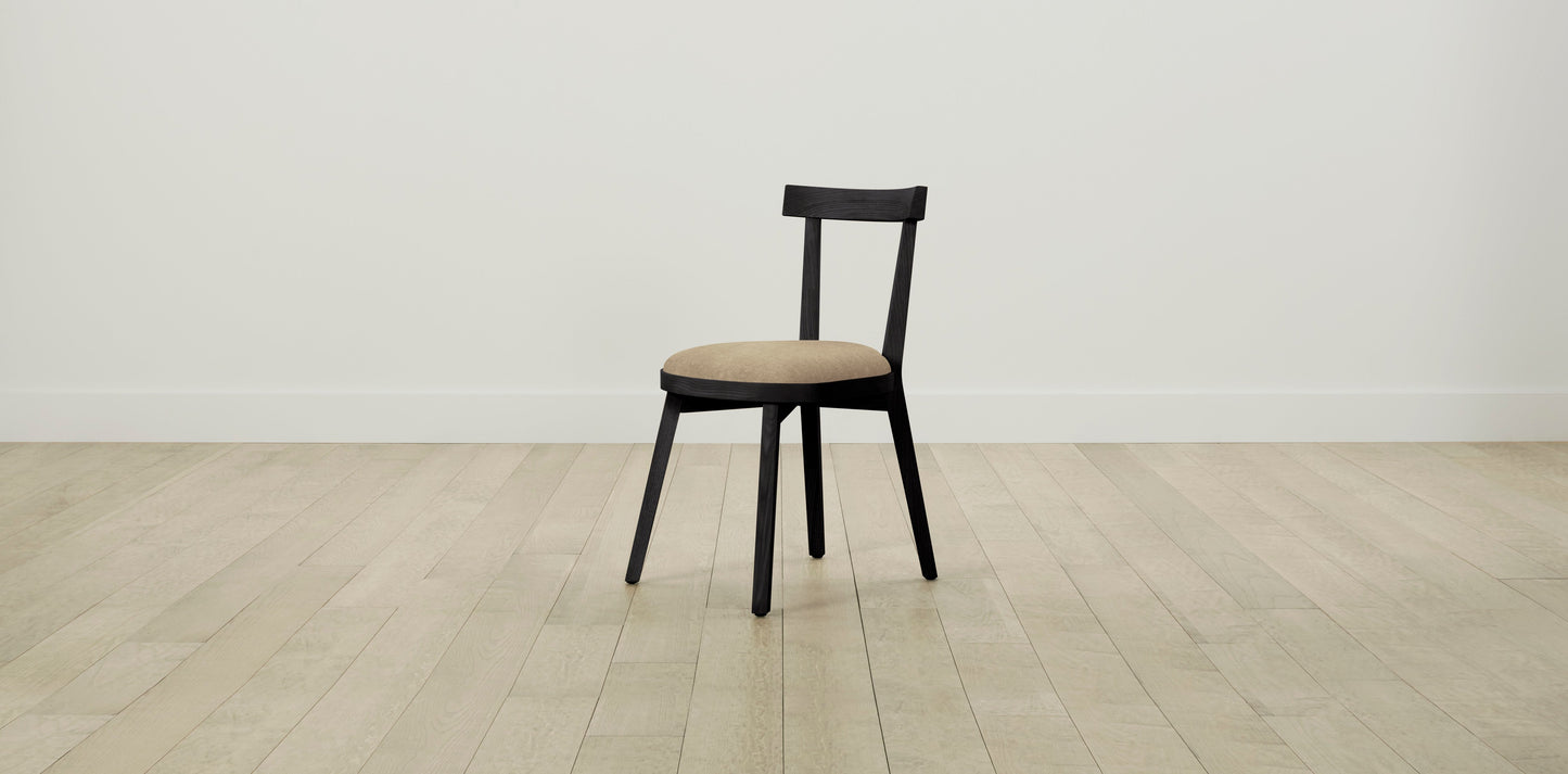 The Allen - Mohair Almond Dining Chair