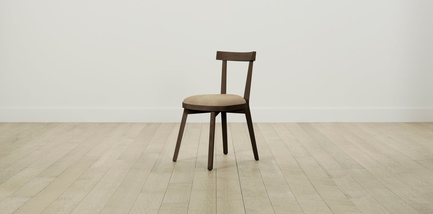 The Allen - Mohair Almond Dining Chair