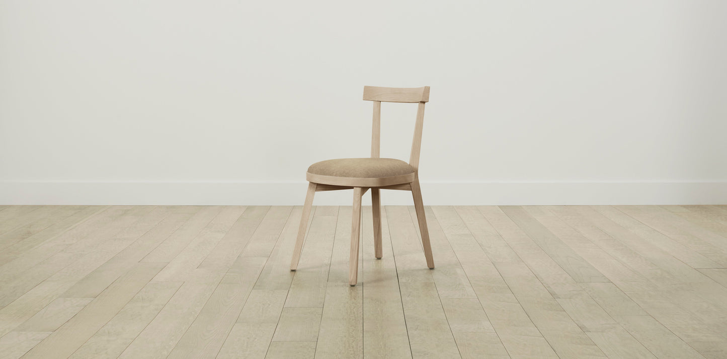 The Allen - Mohair Almond Dining Chair