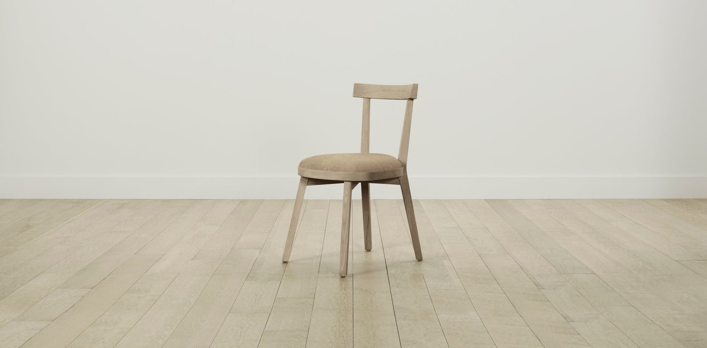 The Allen - Mohair Almond Dining Chair