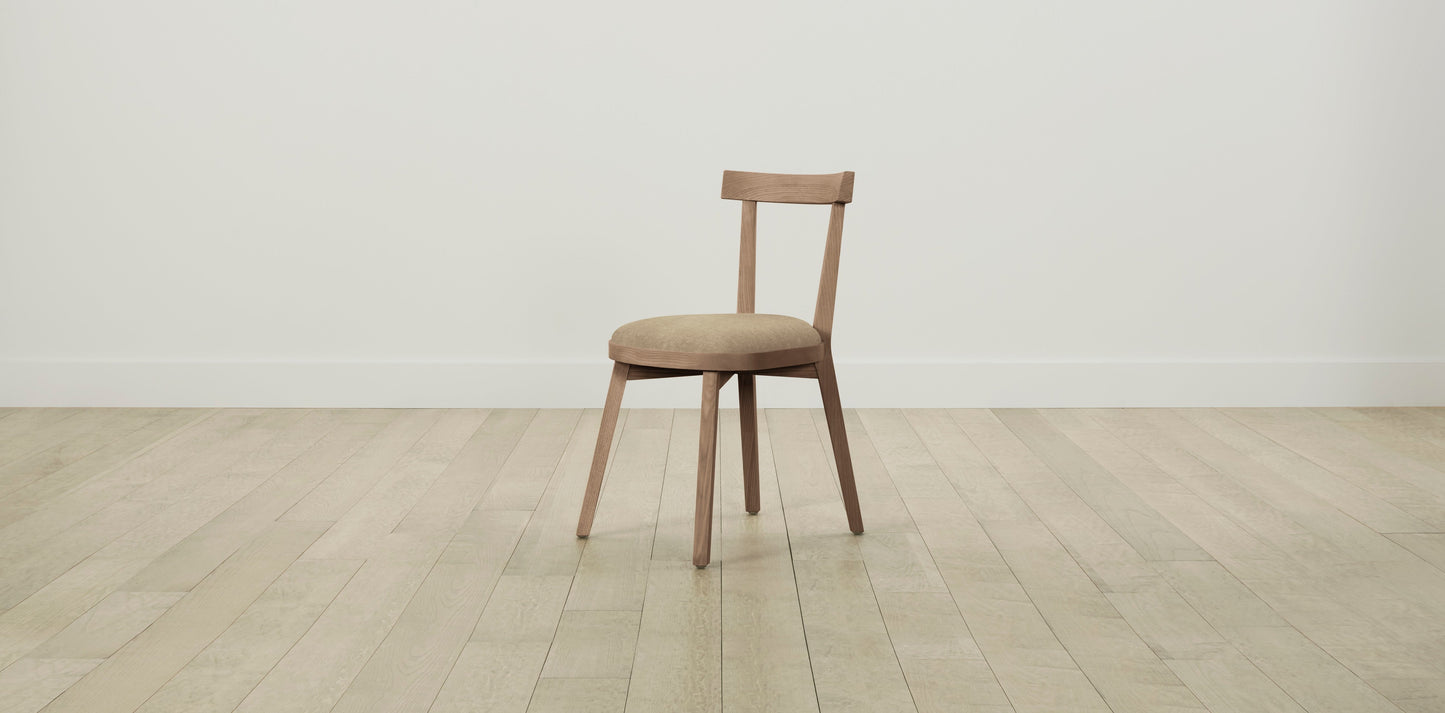 The Allen - Mohair Almond Dining Chair