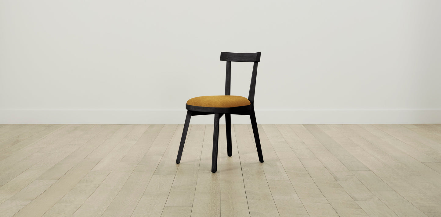 The Allen - Mohair Amber Dining Chair