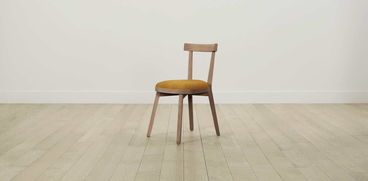 The Allen - Mohair Amber Dining Chair