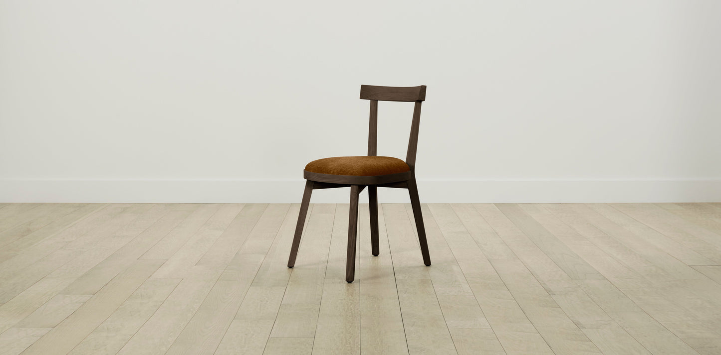 The Allen - Mohair Brown Sugar Dining Chair