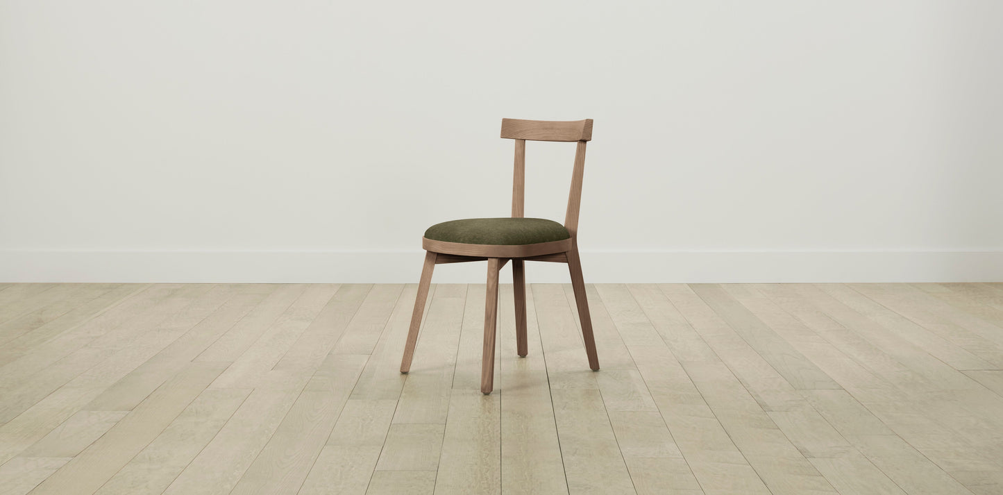 The Allen - Mohair Moss Dining Chair