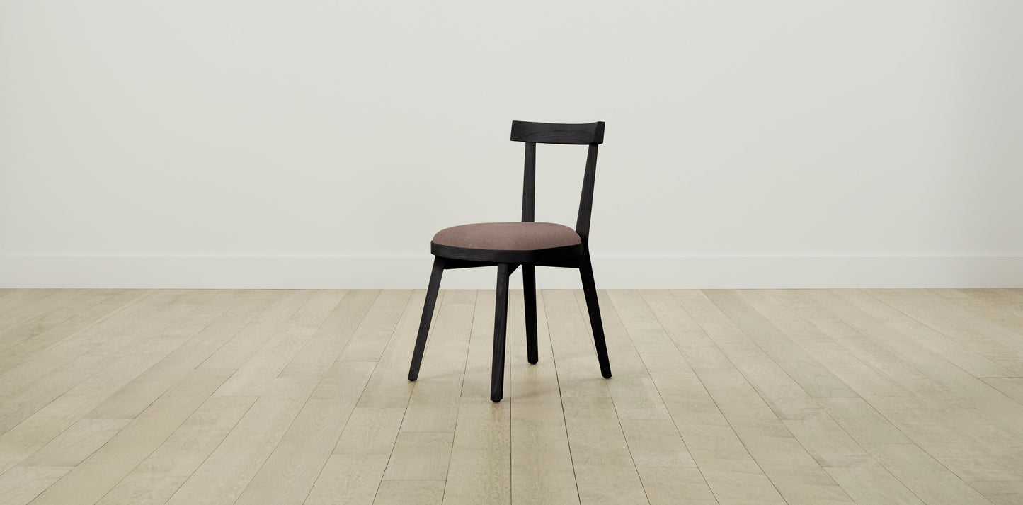 The Allen - Mohair Peony Dining Chair