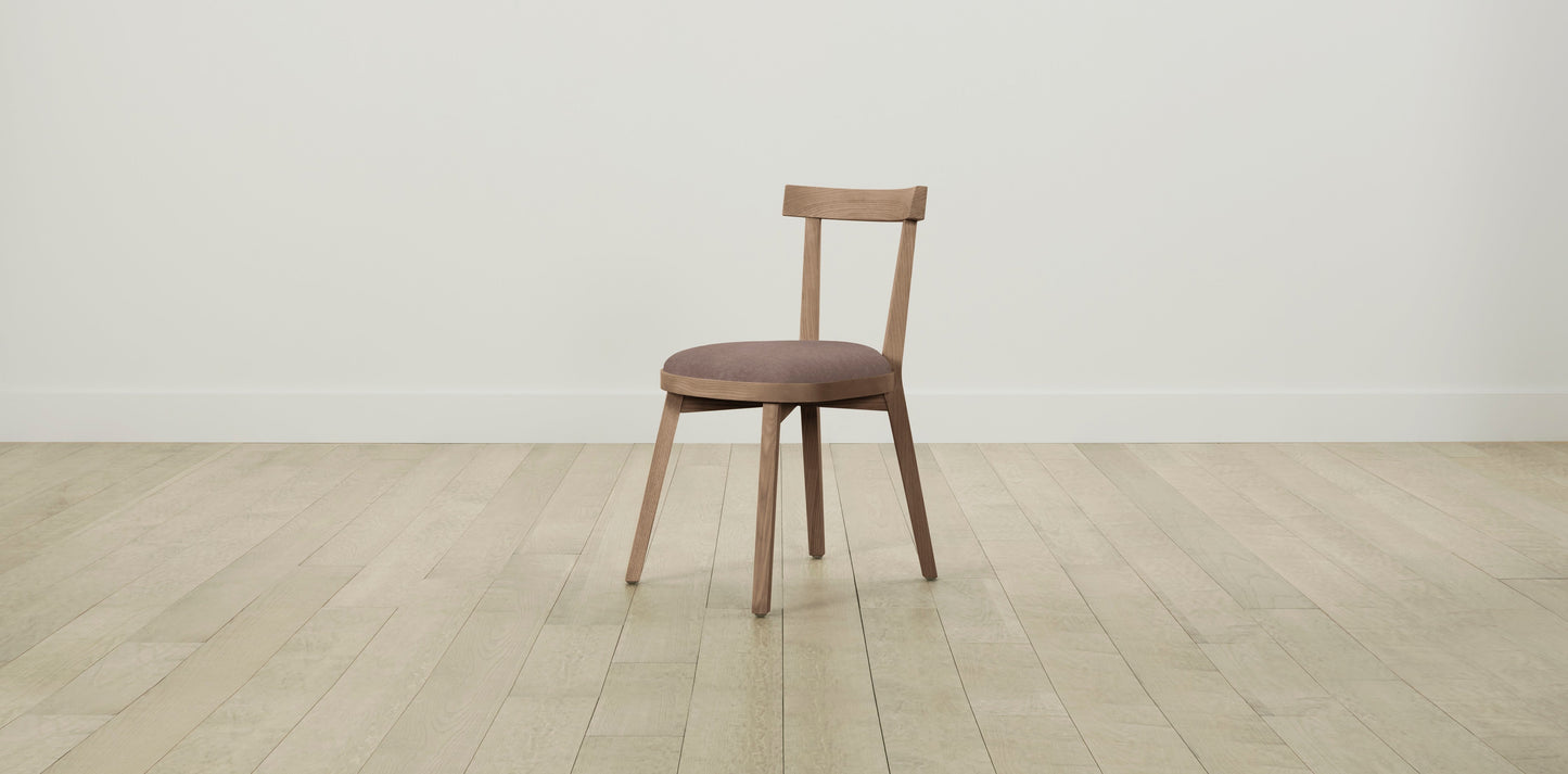 The Allen - Mohair Peony Dining Chair