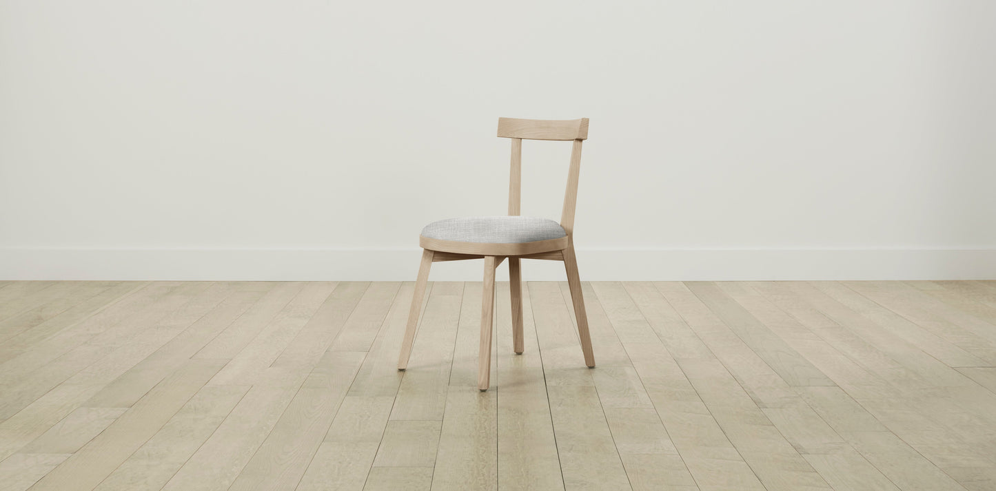 The Allen - Performance Textured Tweed Dove Dining Chair