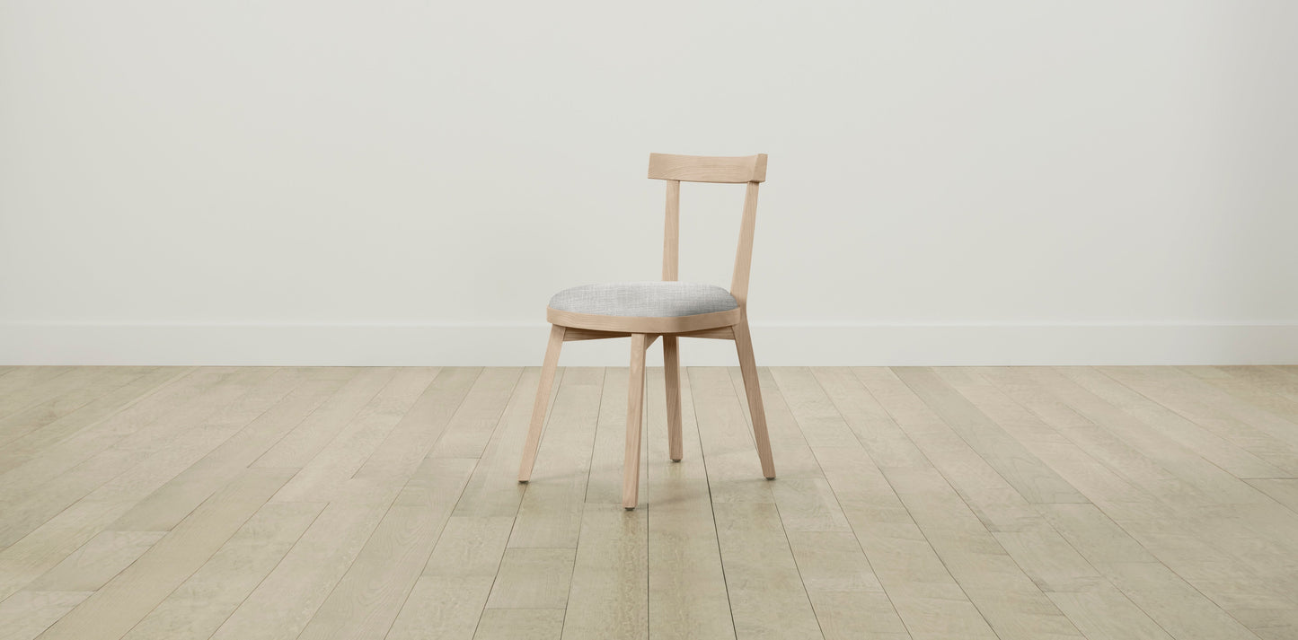The Allen - Performance Textured Tweed Dove Dining Chair