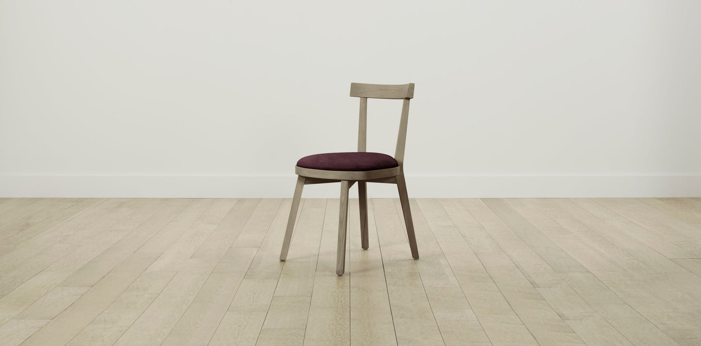 The Allen - Performance Velvet Merlot Dining Chair