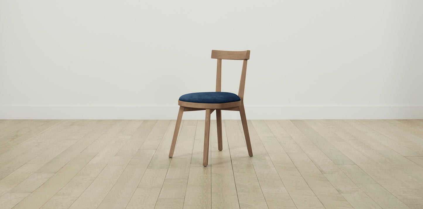 The Allen - Performance Velvet Sapphire Dining Chair