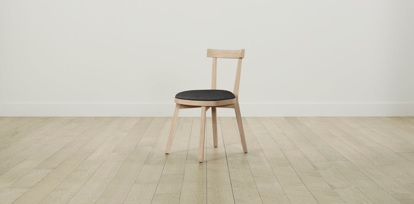 The Allen - Tuscan Leather Seal Dining Chair