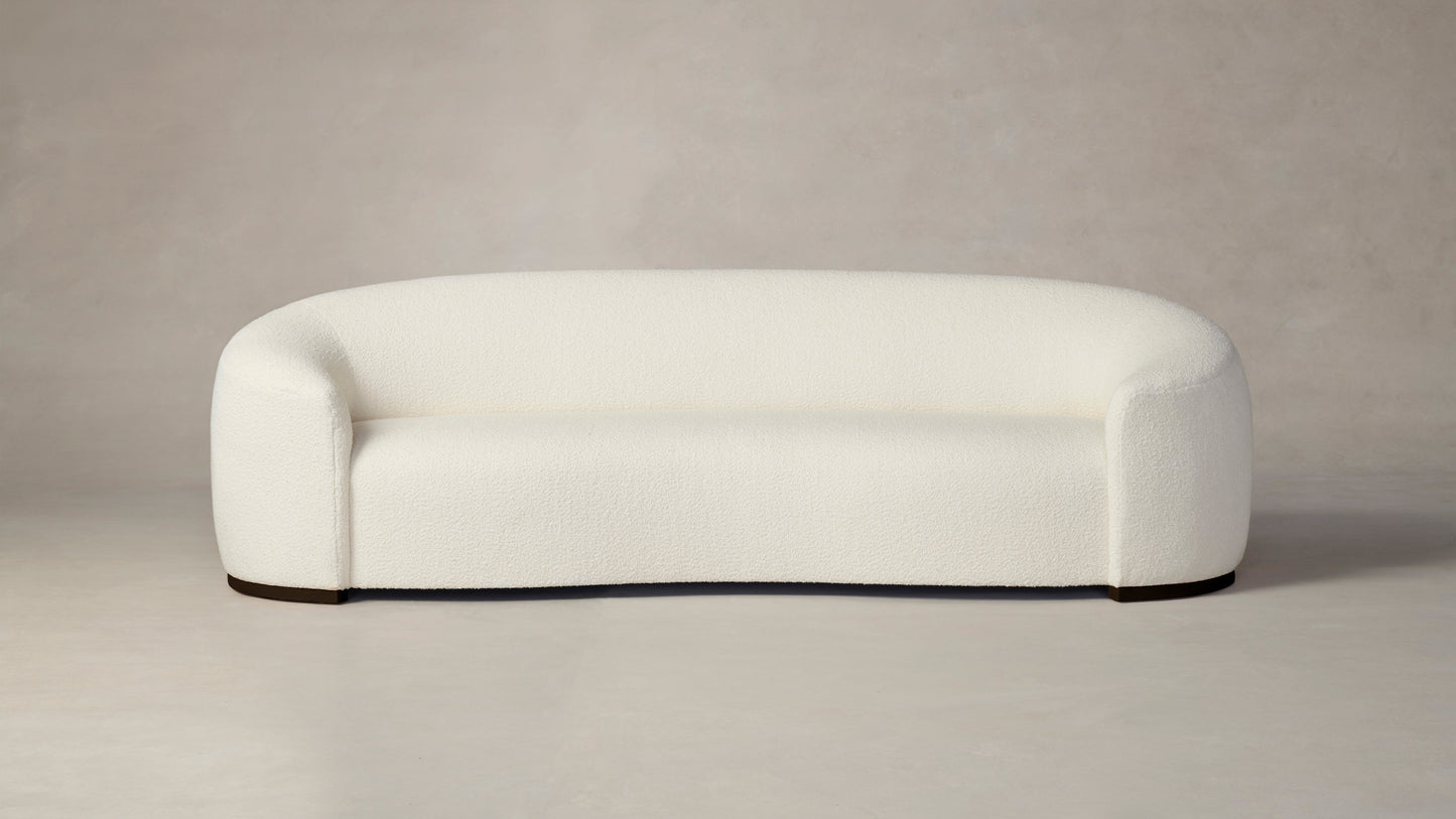 The Chelsea - Italian Bouclé White Sofa