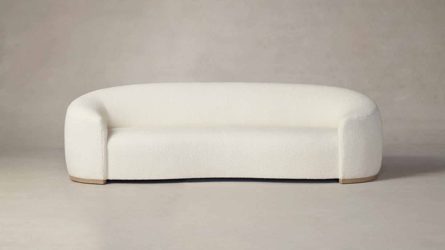 The Chelsea - Italian Bouclé White Sofa
