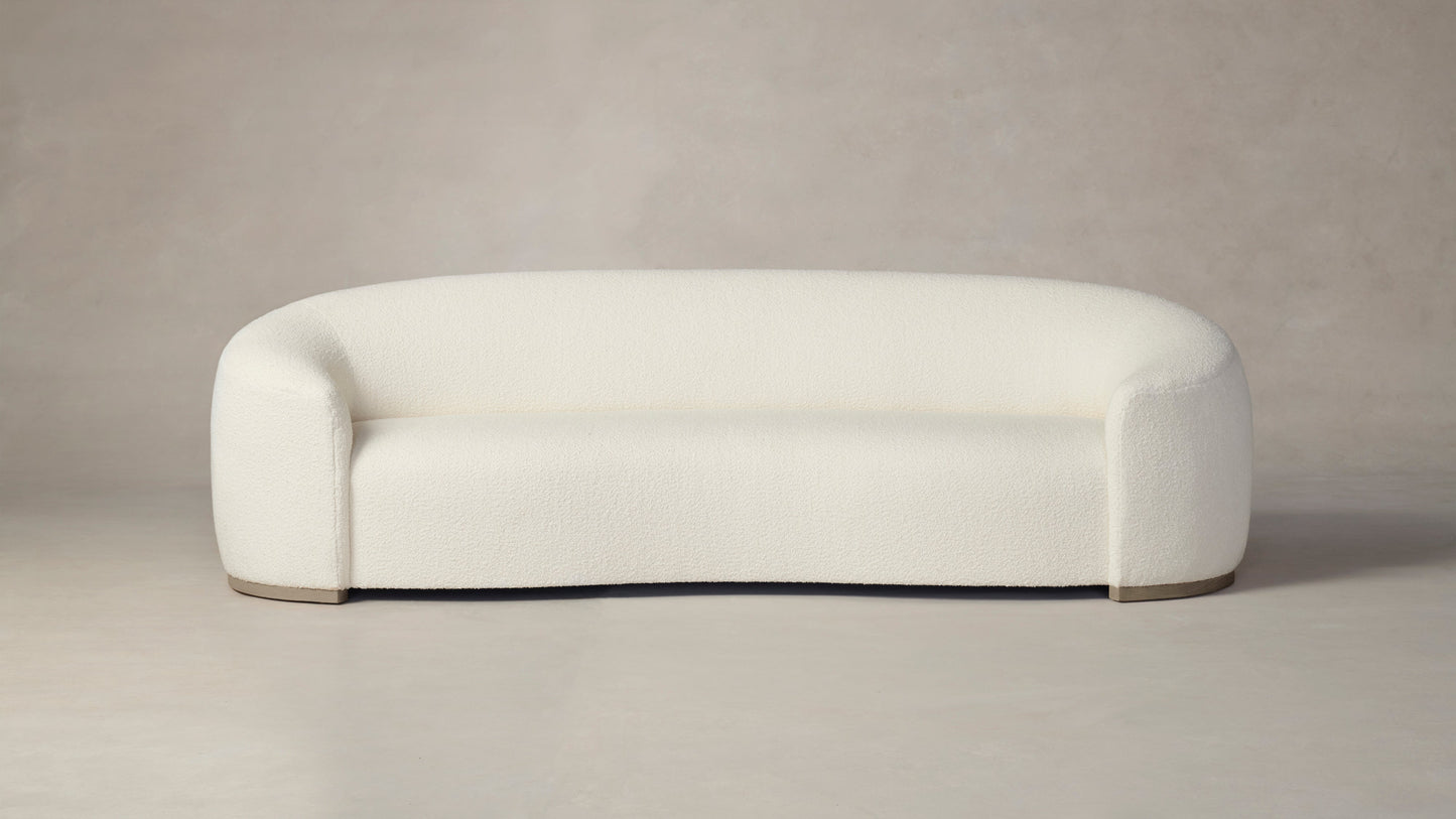 The Chelsea - Italian Bouclé White Sofa