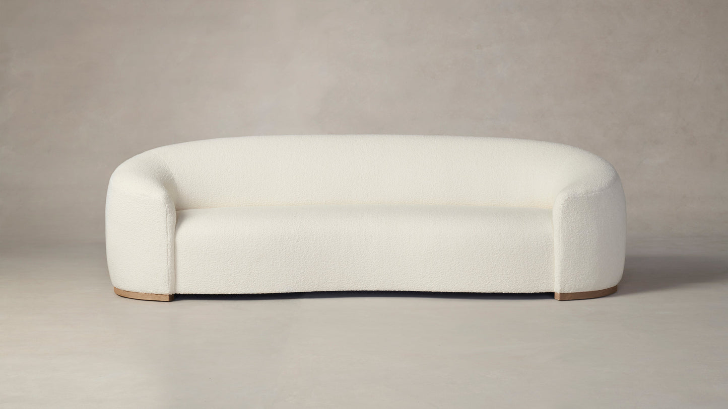 The Chelsea - Italian Bouclé White Sofa