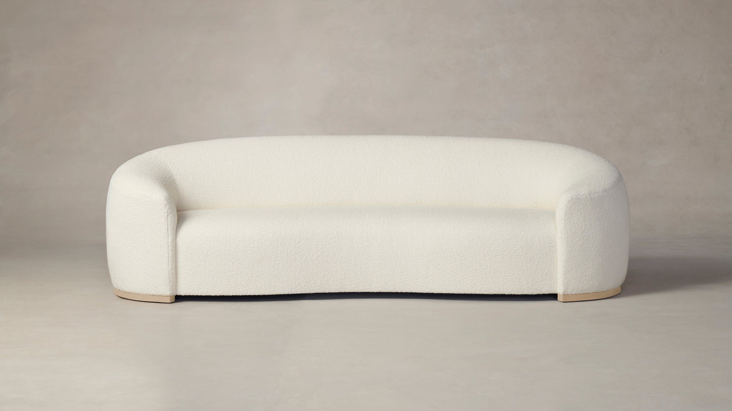The Chelsea - Italian Bouclé White Sofa