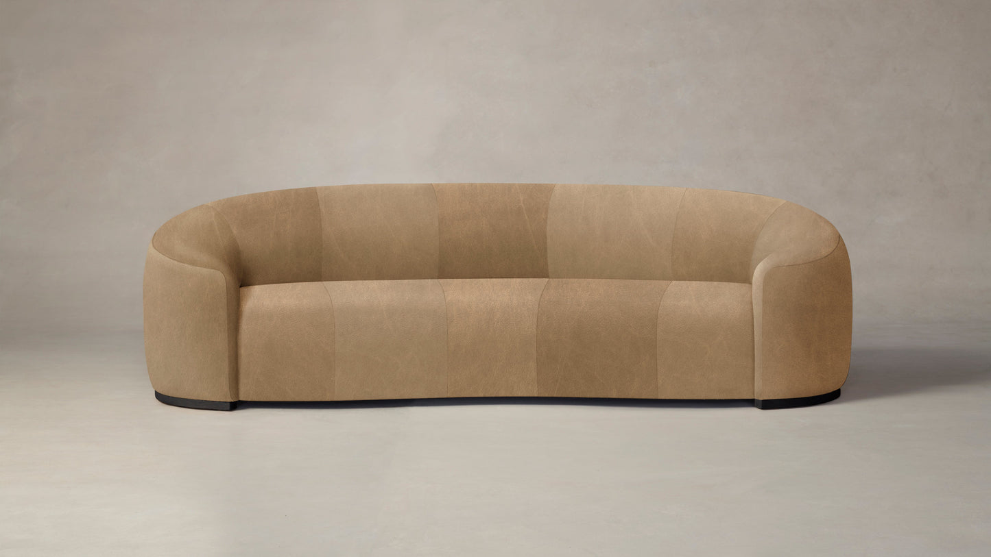 The Chelsea - Tuscan Leather Camel Sofa