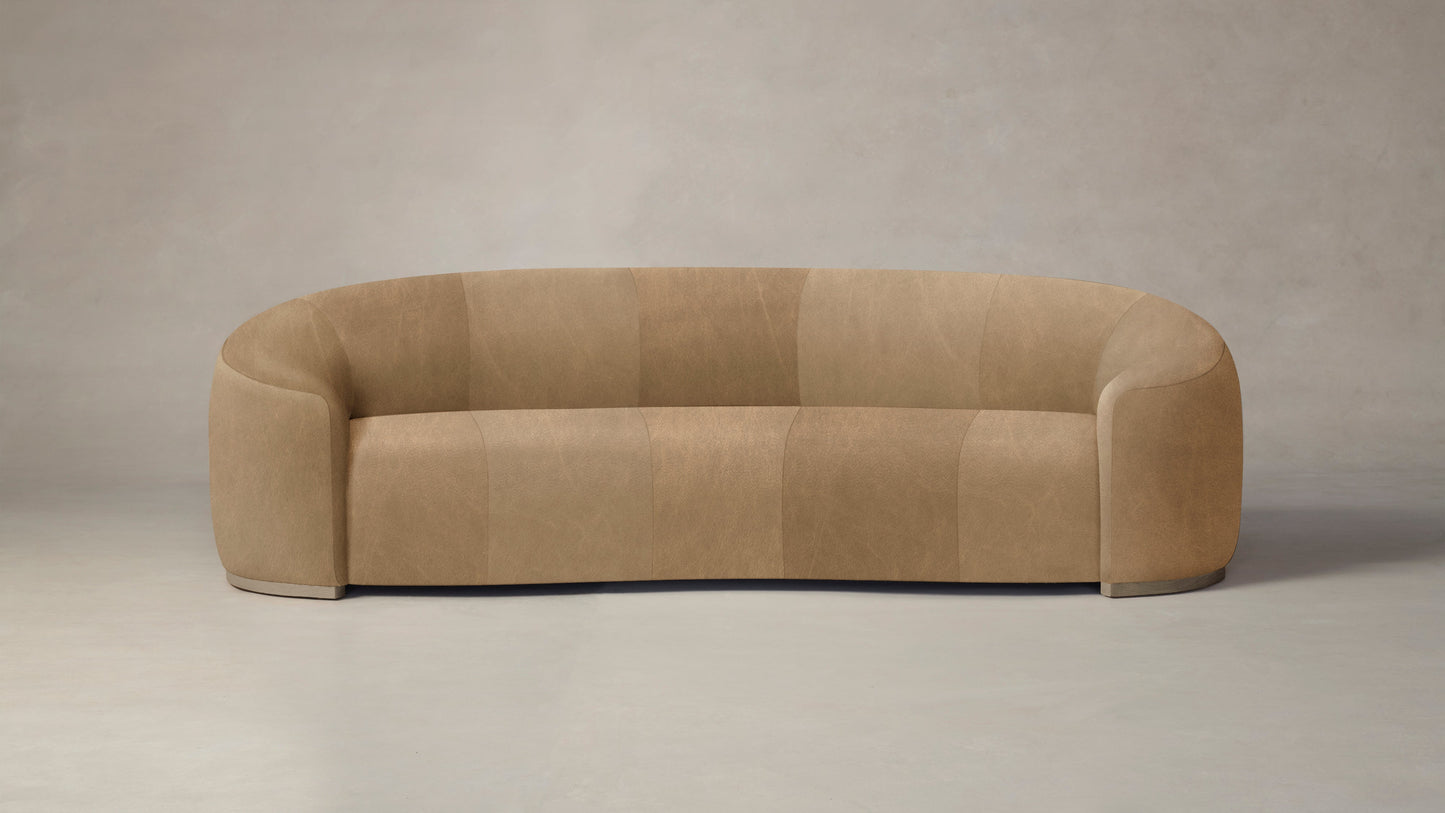The Chelsea - Tuscan Leather Camel Sofa