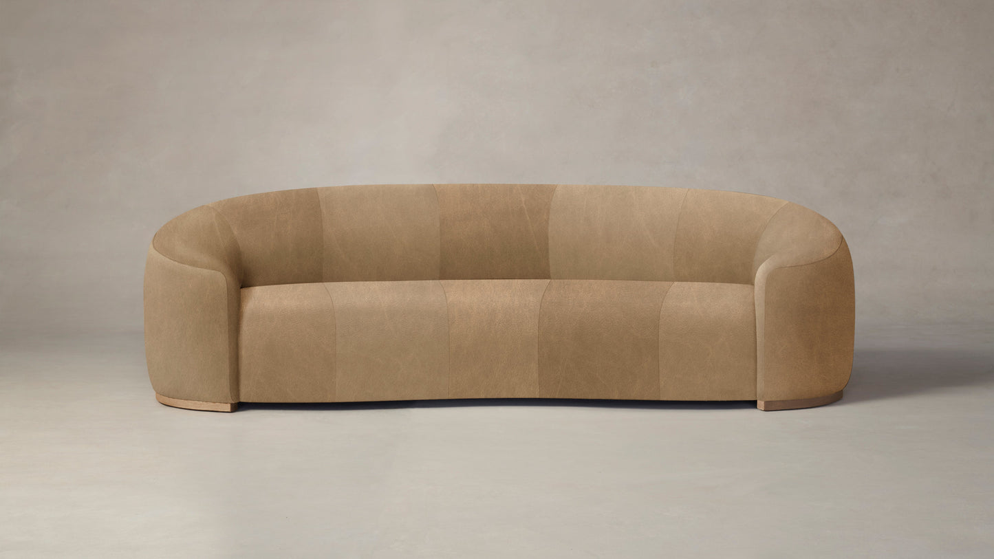 The Chelsea - Tuscan Leather Camel Sofa
