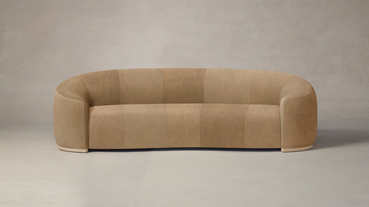 The Chelsea - Tuscan Leather Camel Sofa