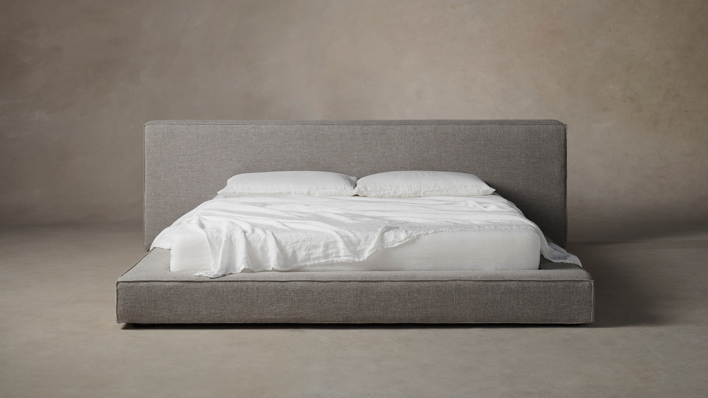 The Eldridge - Belgian Linen Agate Bed - 36" Headboard
