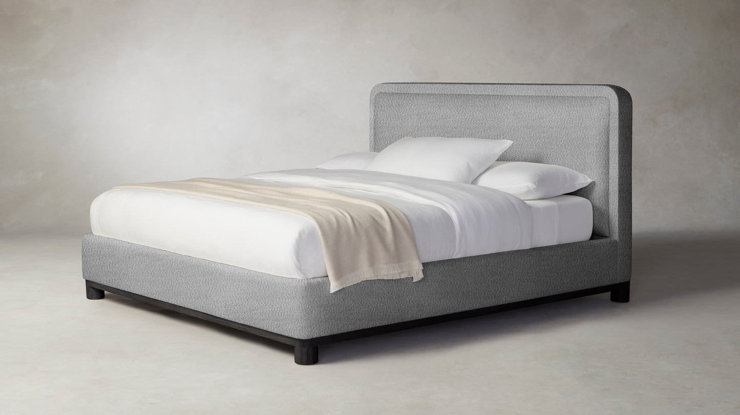 The Kent - Italian Bouclé Waterfall Bed - 53" Headboard