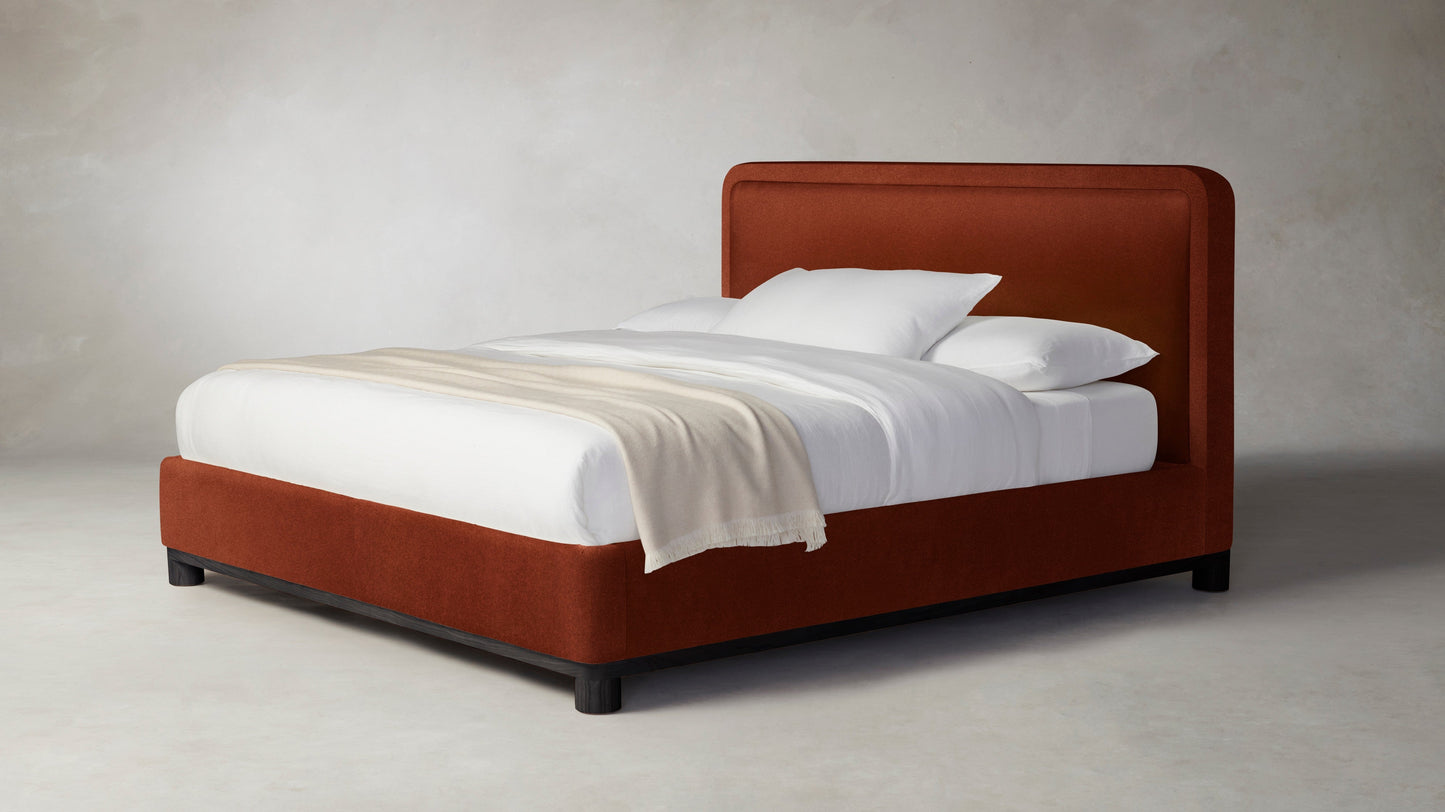 The Kent - Mohair Spice Bed - 47" Headboard