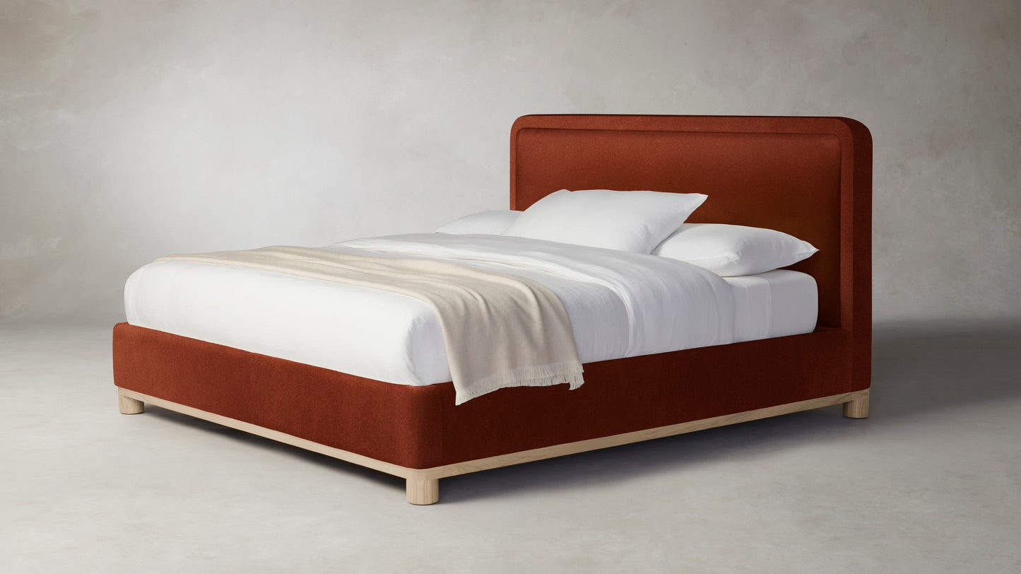 The Kent - Mohair Spice Bed - 47" Headboard