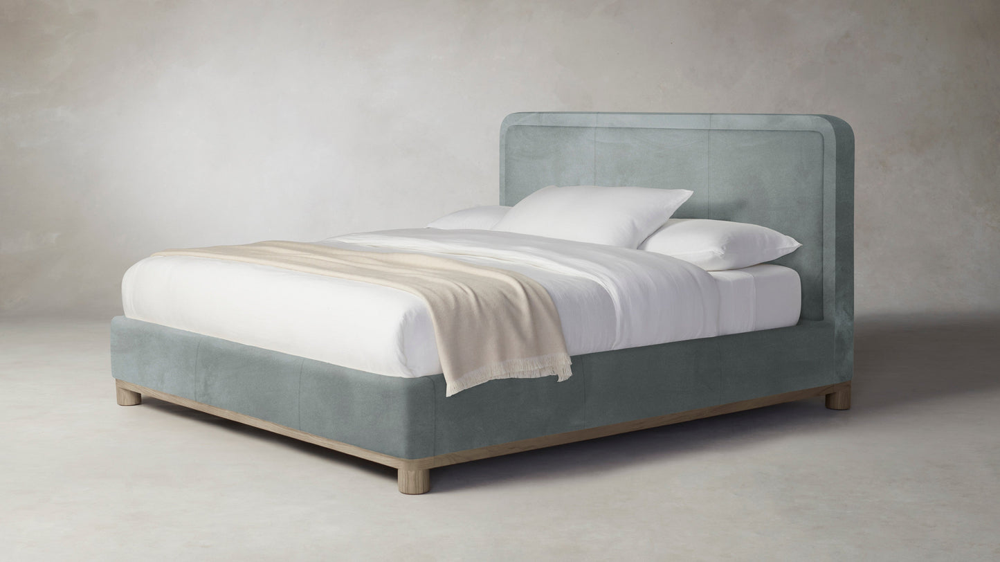 The Kent - Nubuck Leather Tide Bed - 53" Headboard