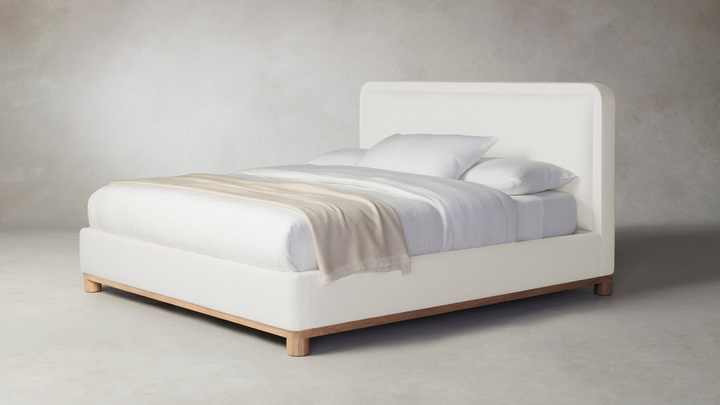 The Kent - Performance Linen Oyster Bed - 41" Headboard