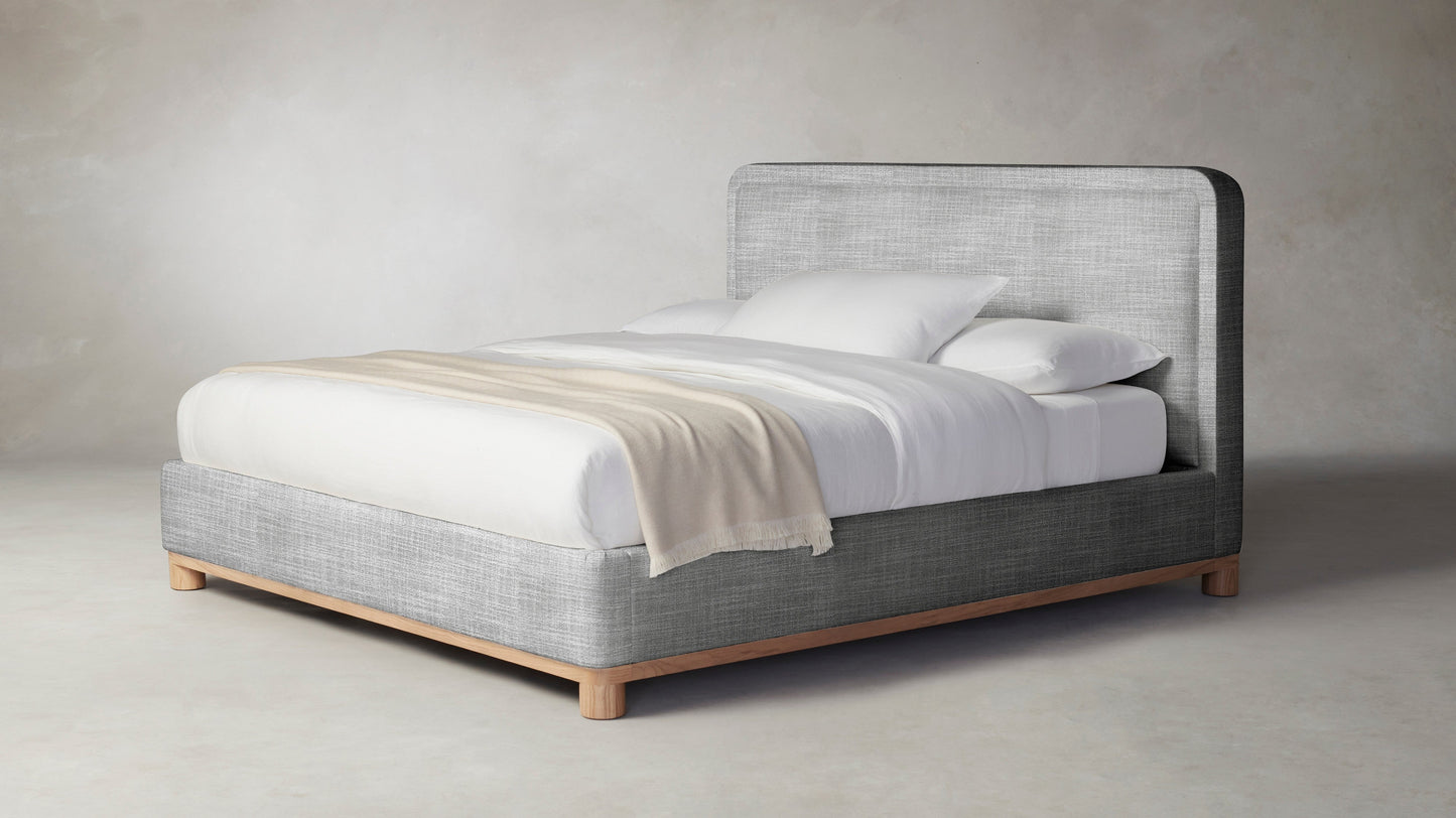 The Kent - Performance Textured Tweed Alpine Bed - 53" Headboard