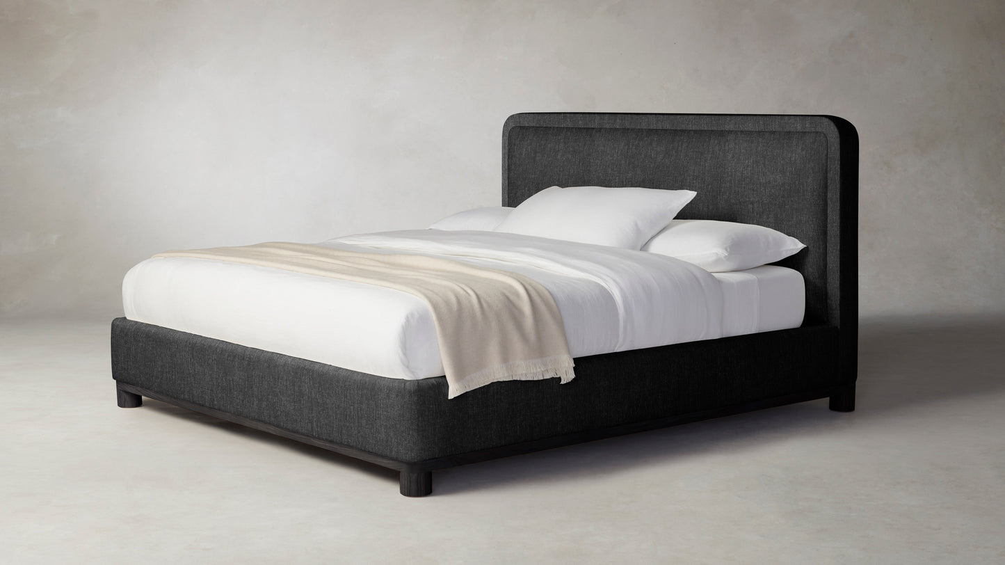 The Kent - Performance Tweed Char Bed - 41" Headboard