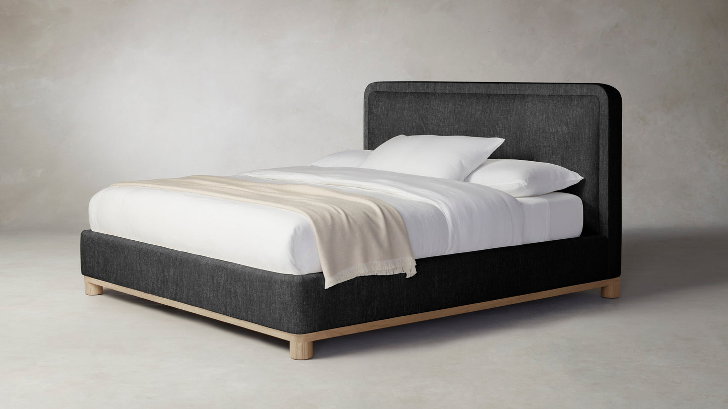 The Kent - Performance Tweed Char Bed - 53" Headboard