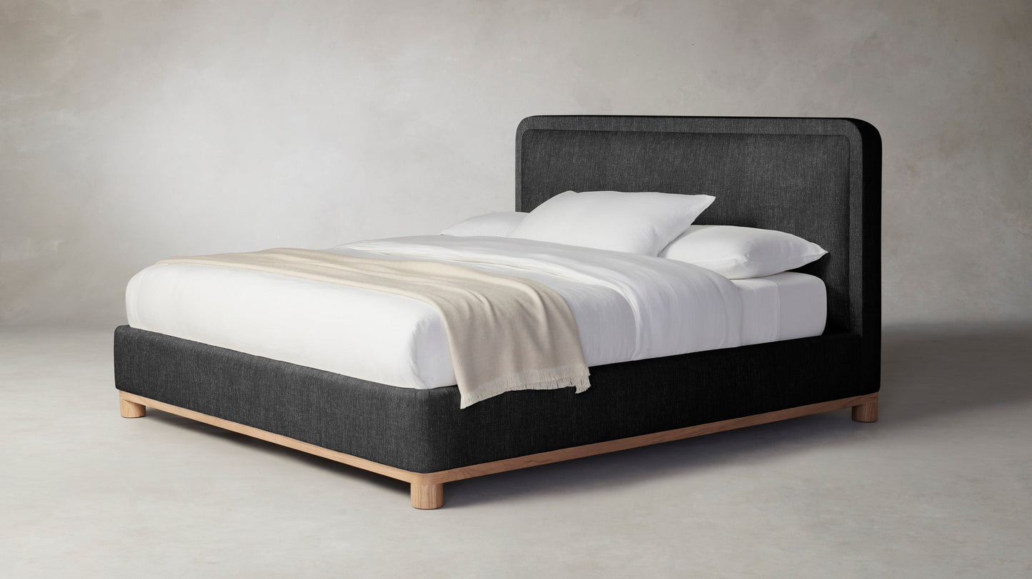 The Kent - Performance Tweed Char Bed - 53" Headboard