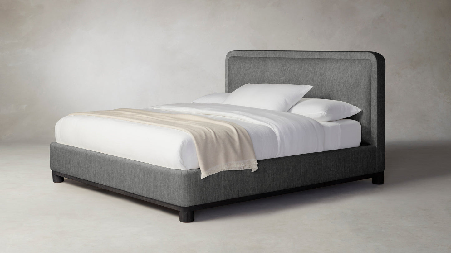 The Kent - Performance Tweed Smoke Bed - 41" Headboard