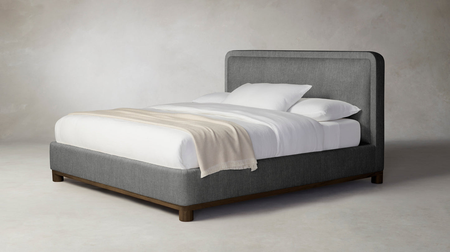 The Kent - Performance Tweed Smoke Bed - 53" Headboard