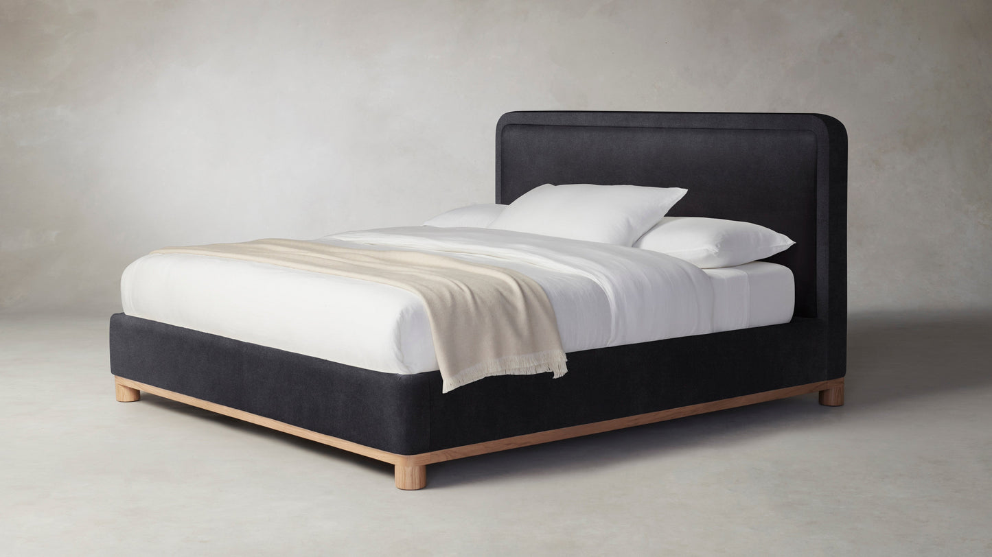 The Kent - Performance Velvet Flannel Bed - 41" Headboard