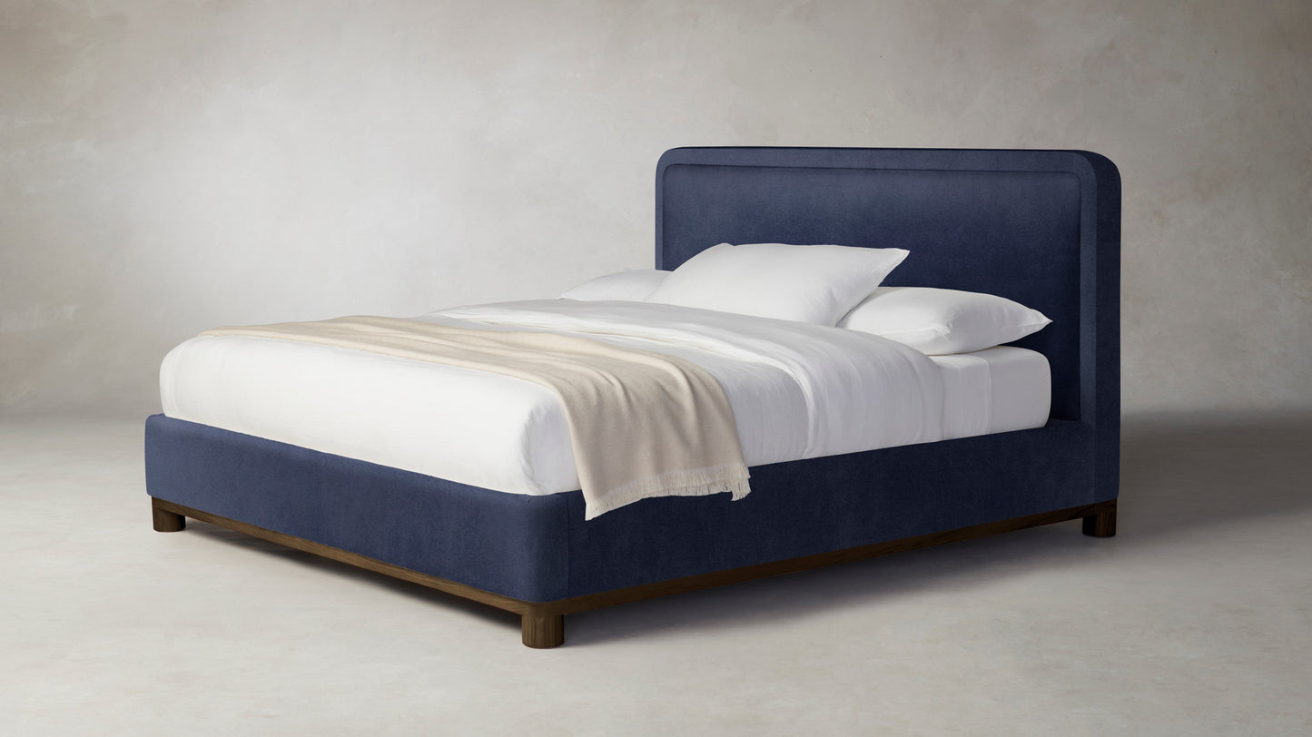 The Kent - Performance Velvet Midnight Bed - 53" Headboard