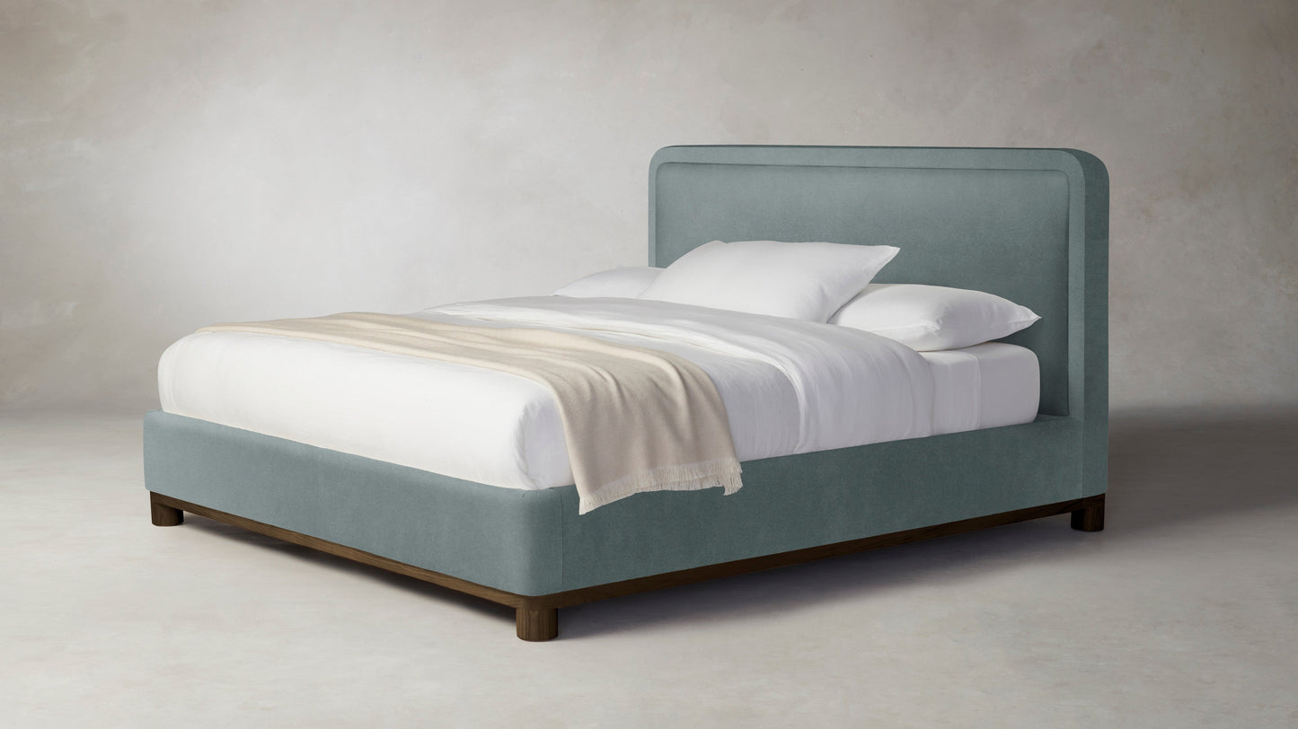 The Kent - Performance Velvet Seafoam Bed - 47" Headboard