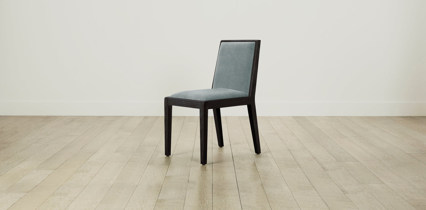 The Madison - Performance Velvet Sapphire Dining Chair