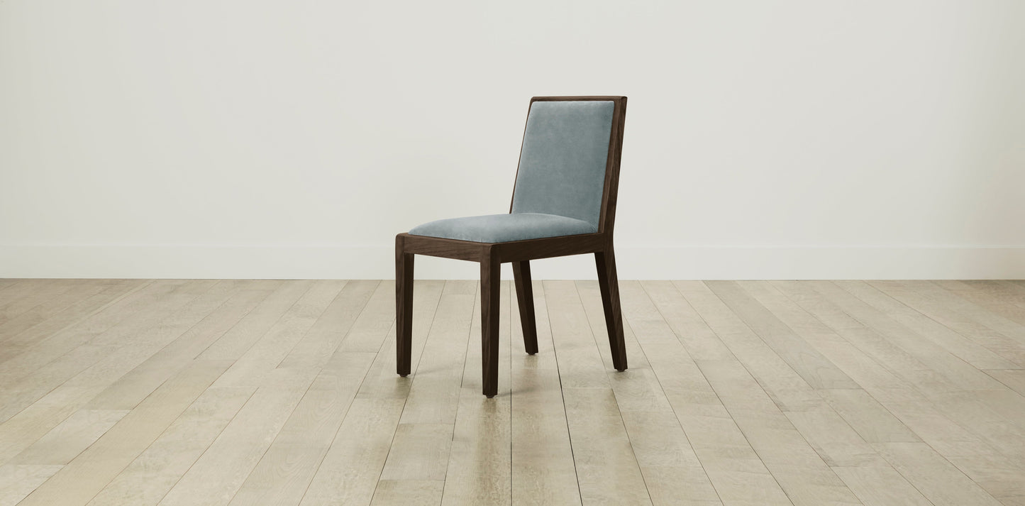 The Madison - Performance Velvet Sapphire Dining Chair