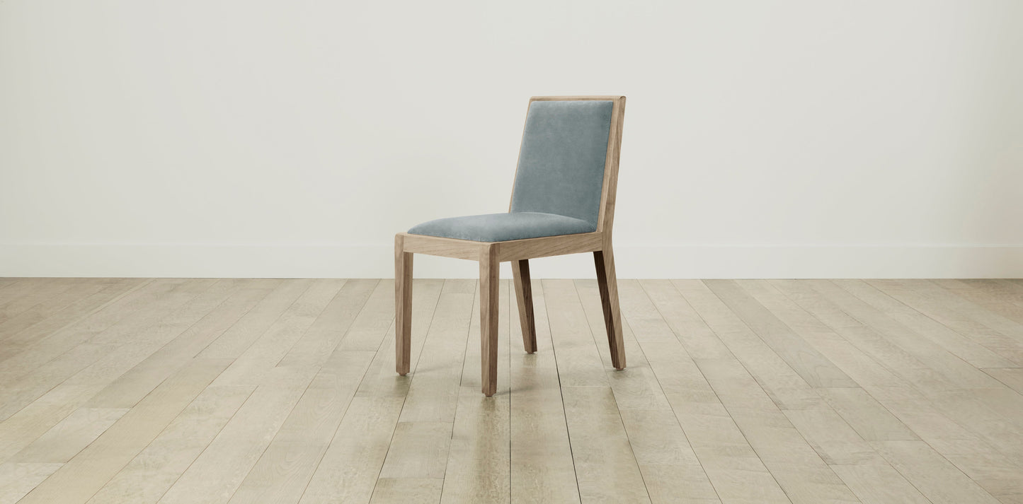 The Madison - Performance Velvet Sapphire Dining Chair