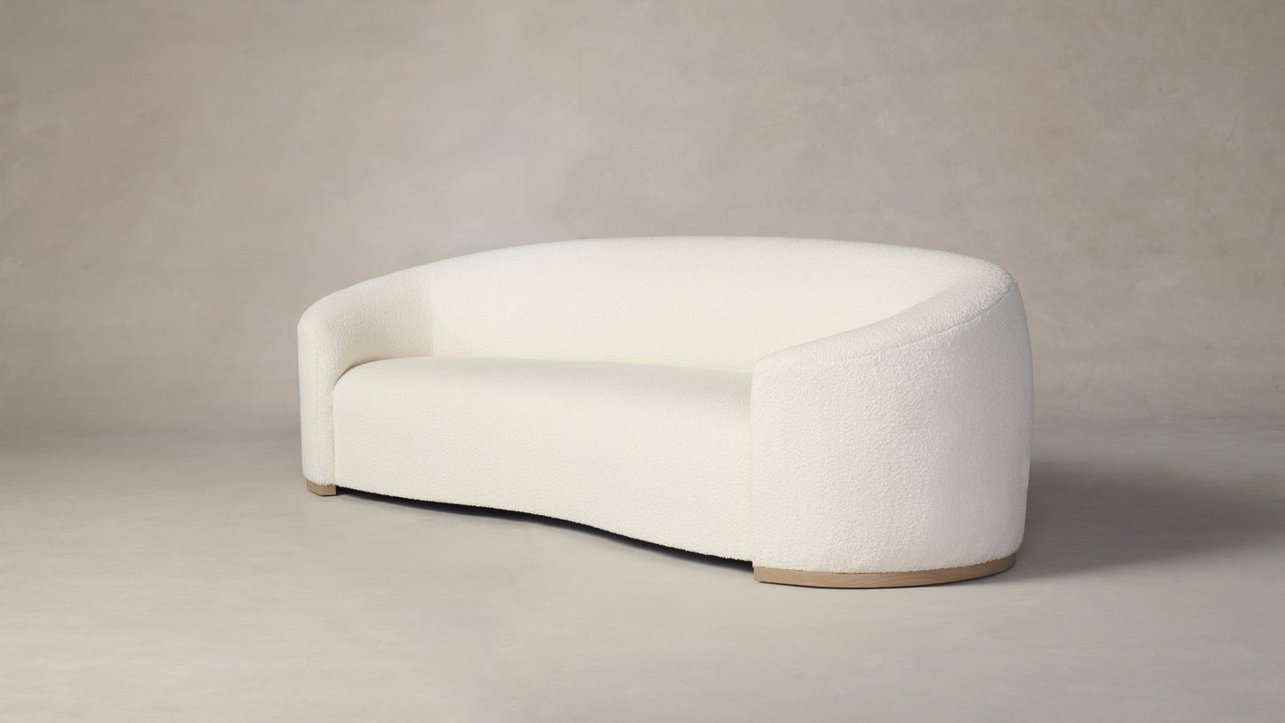 The Chelsea - Italian Bouclé White Sofa