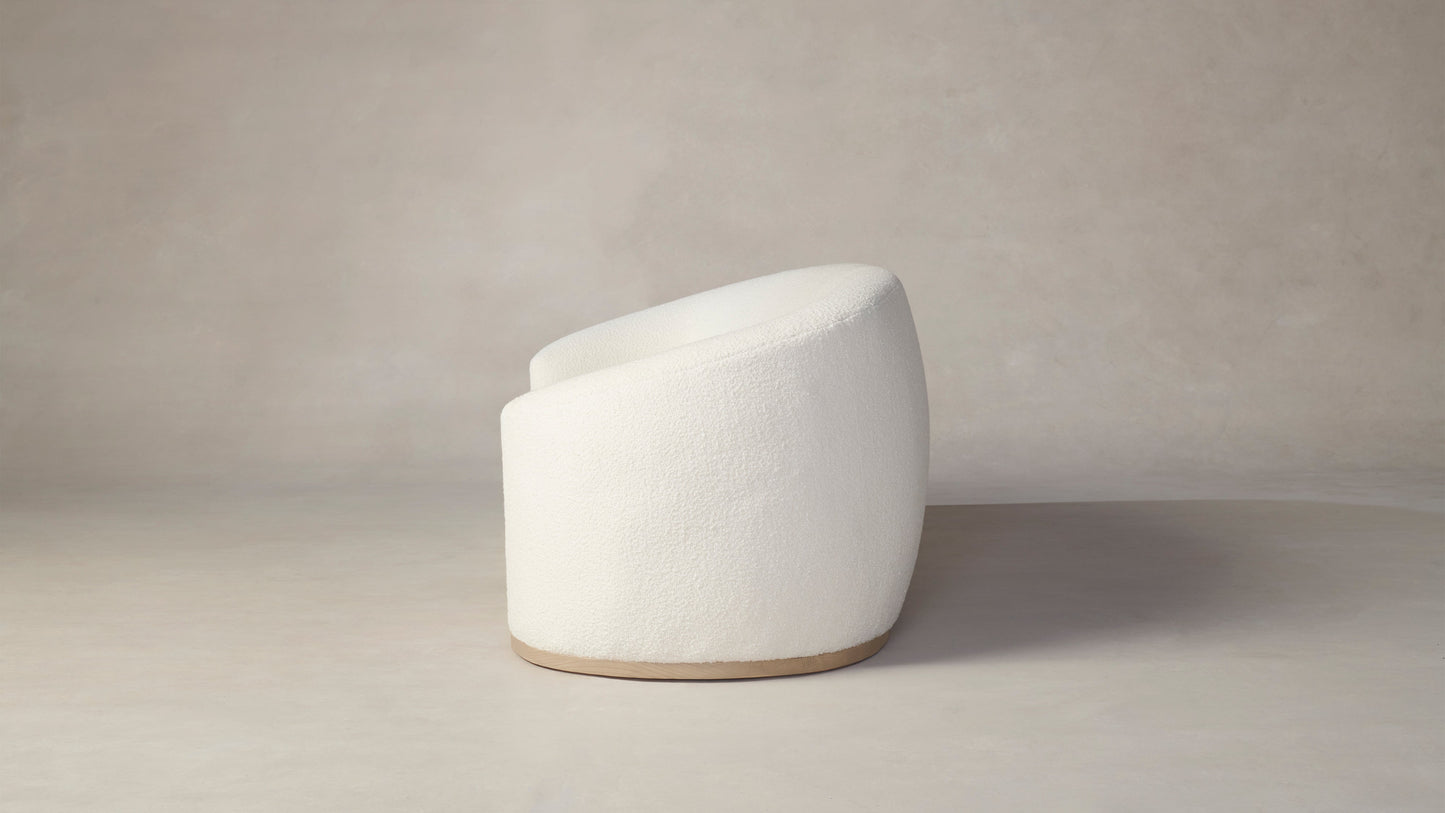 The Chelsea - Italian Bouclé White Sofa