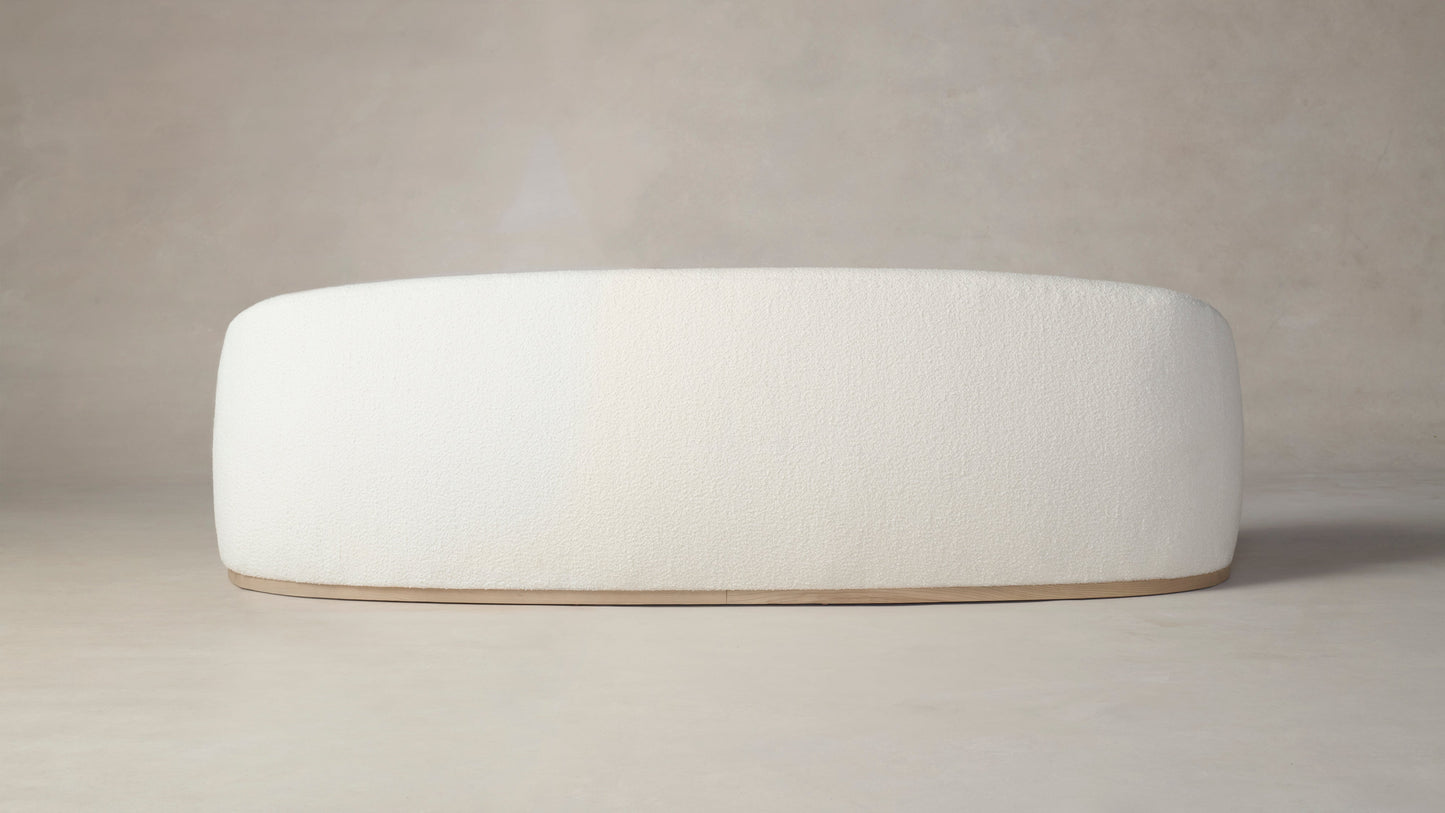 The Chelsea - Italian Bouclé White Sofa
