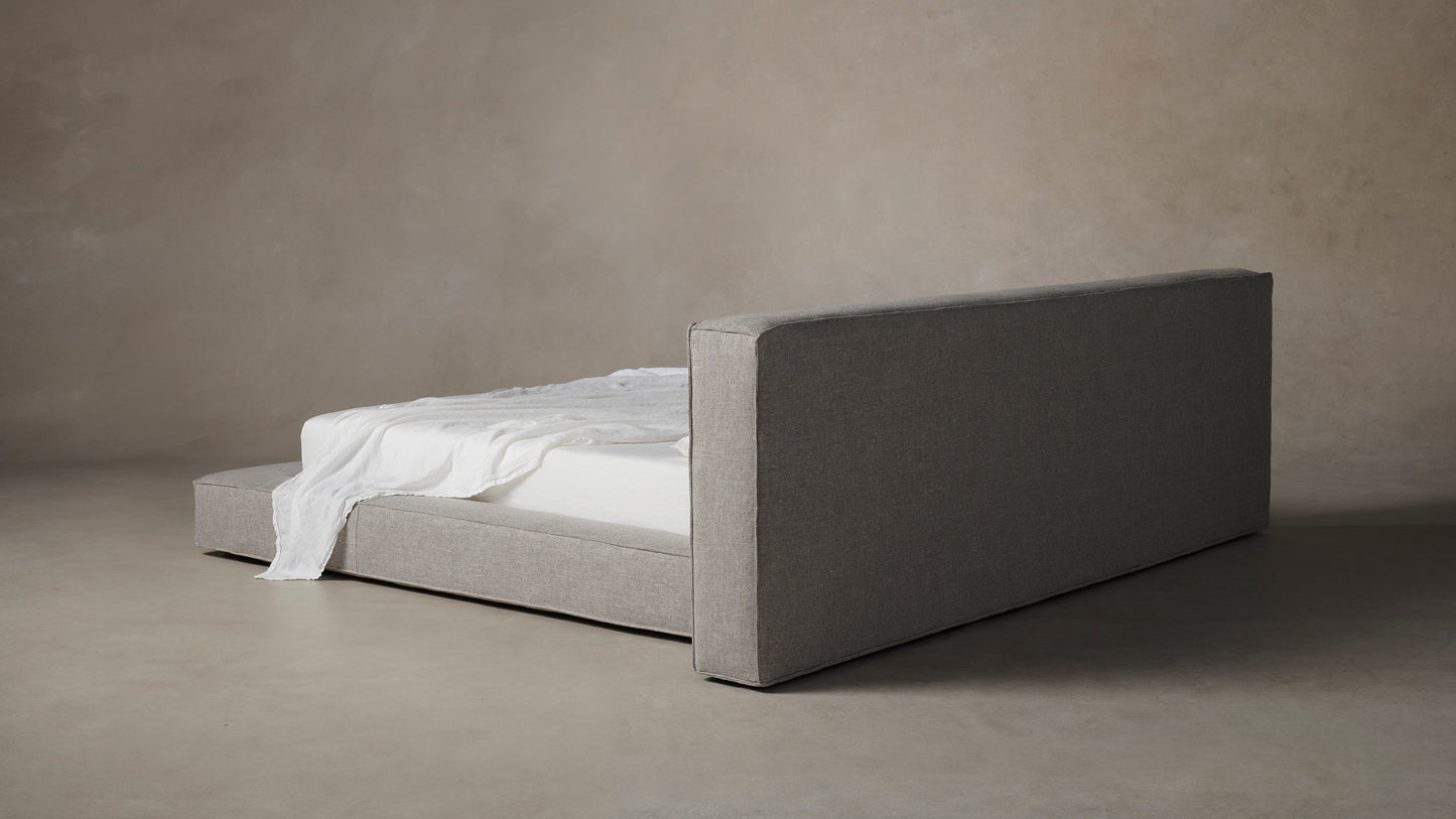 The Eldridge - Belgian Linen Agate Bed - 36" Headboard