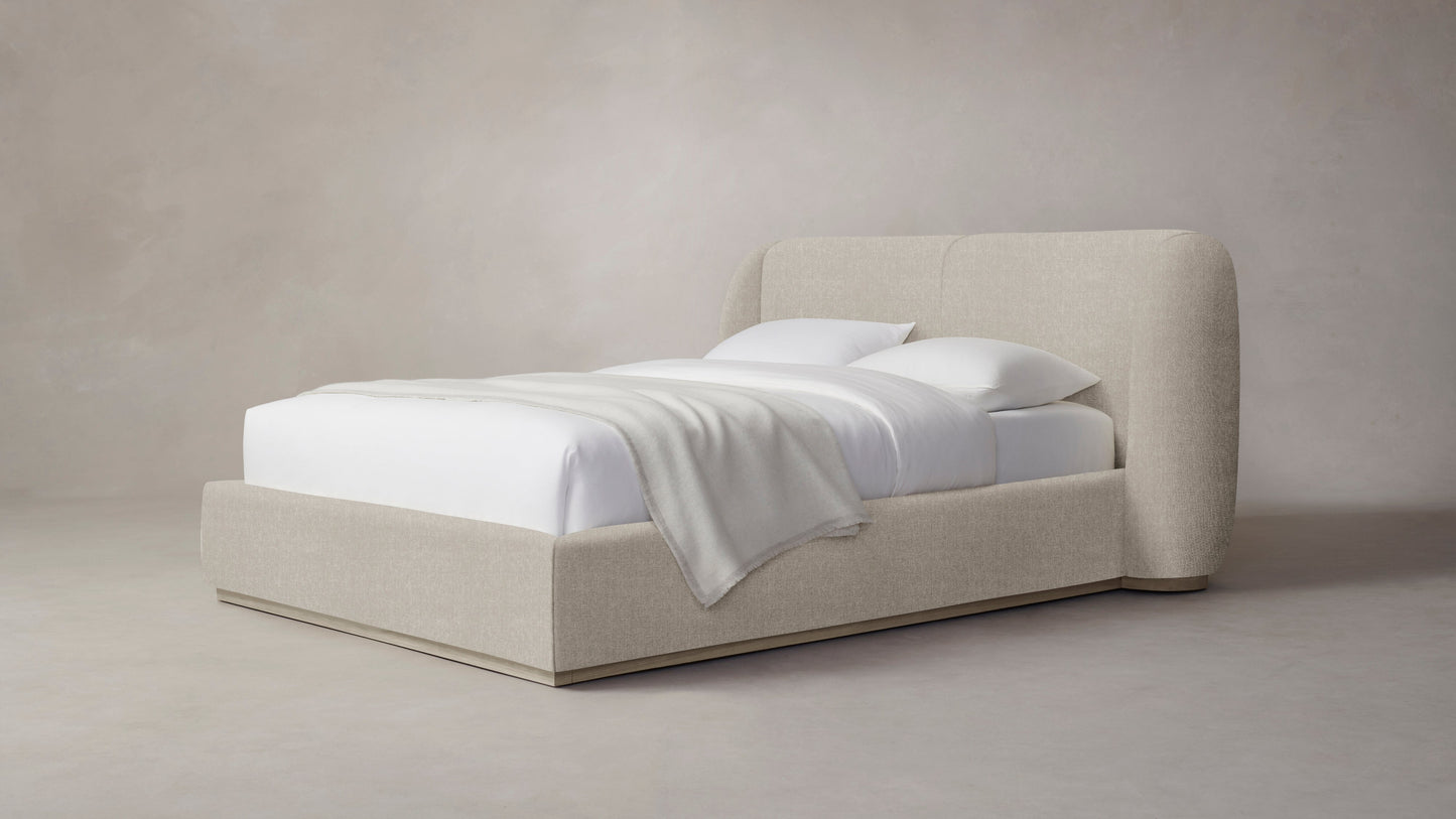 The Smith - Performance Stonewashed Linen Dew Bed - 42" Headboard